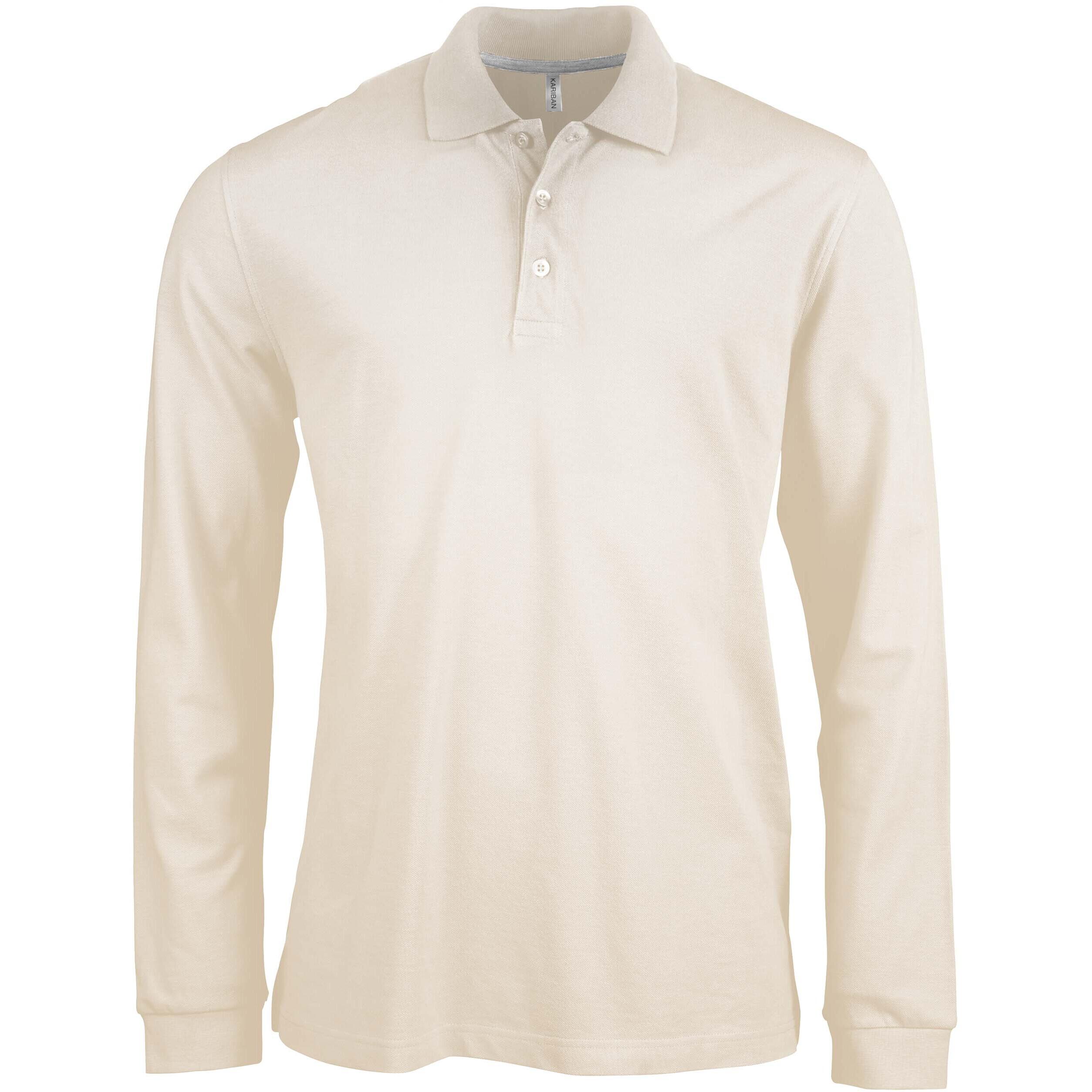 KARIBAN Long sleeve polo shirt Kariban