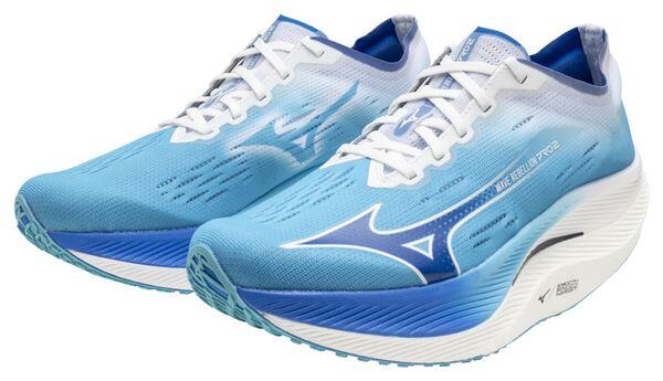 Mizuno Wave Rebellion Pro 2 Running Shoes Blue/White Men's 3/6