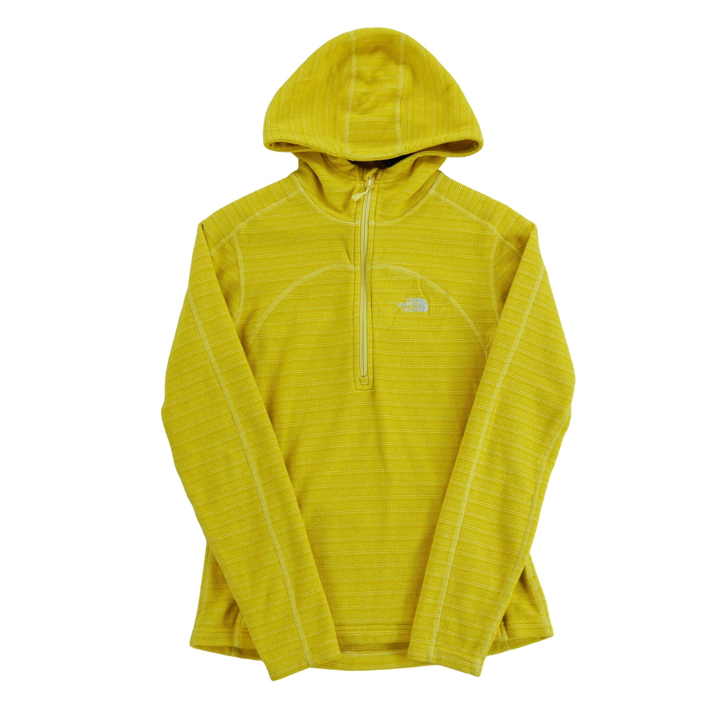 THE NORTH FACE Seconda Mano - Pullover in pile giallo TNF Polartec da donna - Stato eccellente