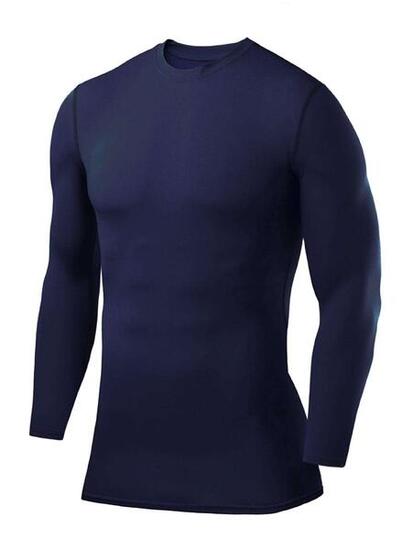 Maglia Base Layer a Compressione Uomo a Manica Lunga