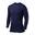 Camiseta de Compresion Manga Larga con Cuello Redondo para Hombre