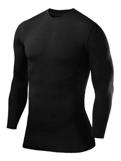 Maglia Base Layer a Compressione Uomo a Manica Lunga