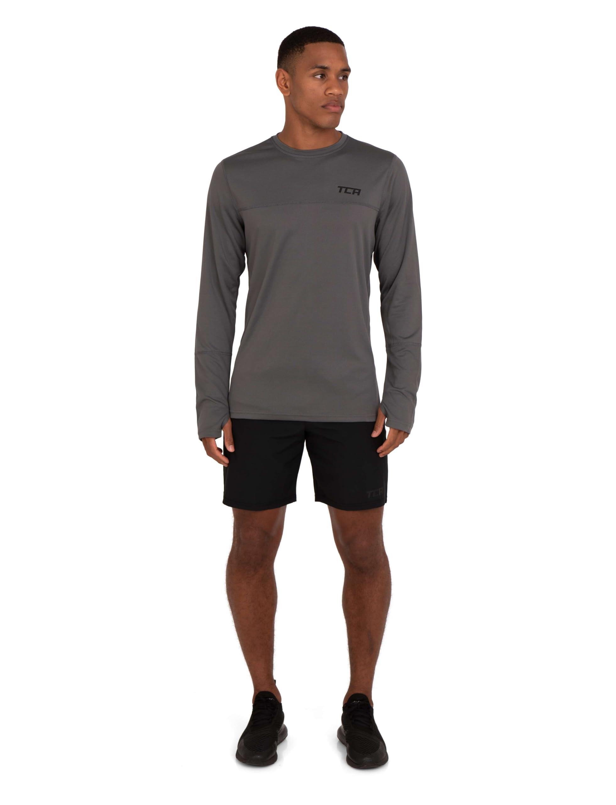 Men's Element Long Sleeve Quick Dry Running Top - Castlerock 6/7