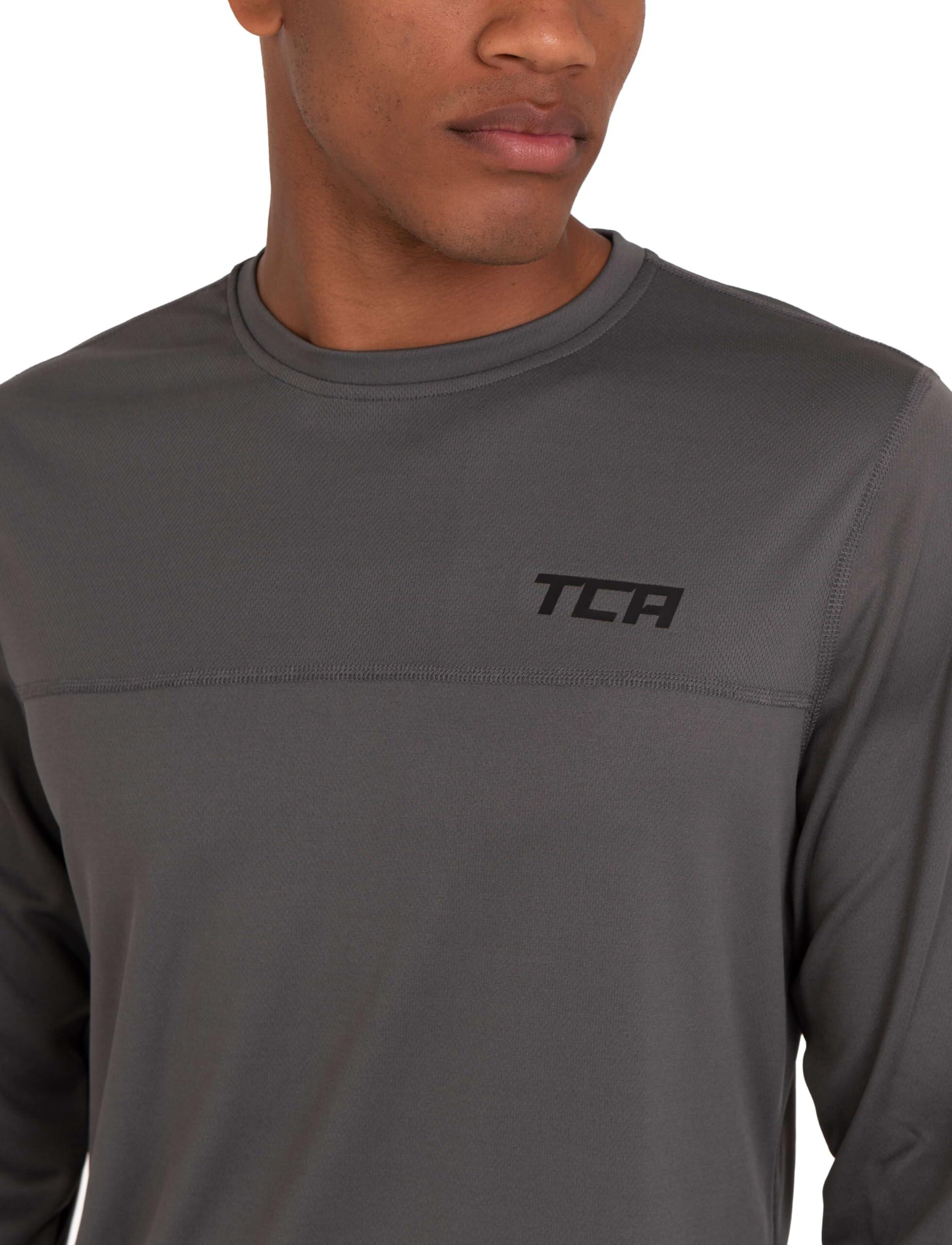 Men's Element Long Sleeve Quick Dry Running Top - Castlerock 5/7