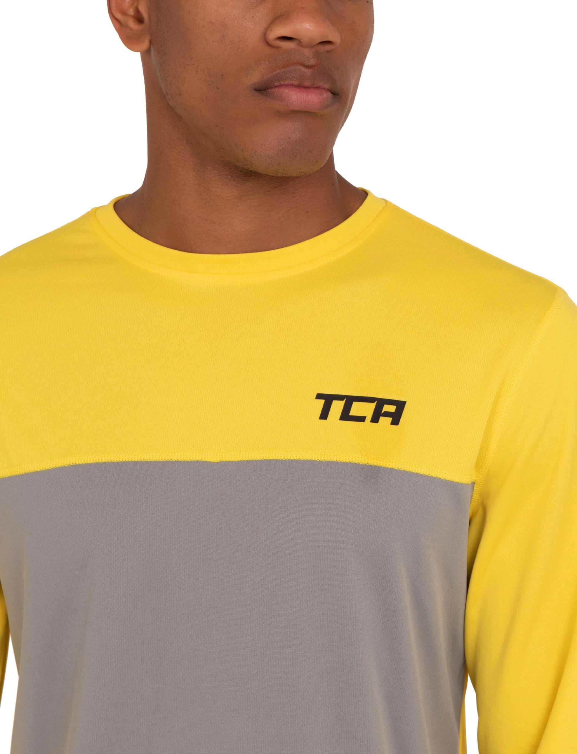 Longsleeve Lange Sportshirts Heren 8tb Elements TCA Element Sportshirt  Heren Lange Mouw Sport Shirt