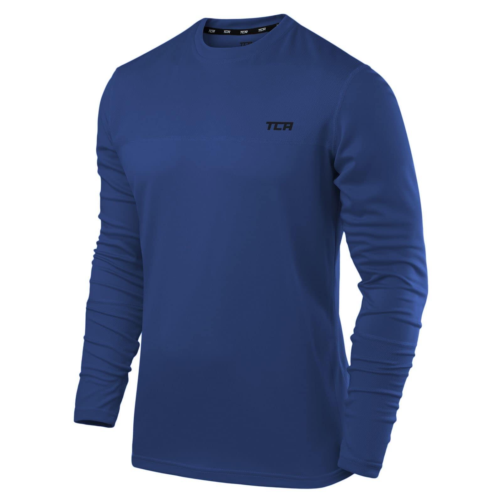 TCA Element Sport Langarmshirt Herren - Laufshirt Running Shirt atmungsaktiv