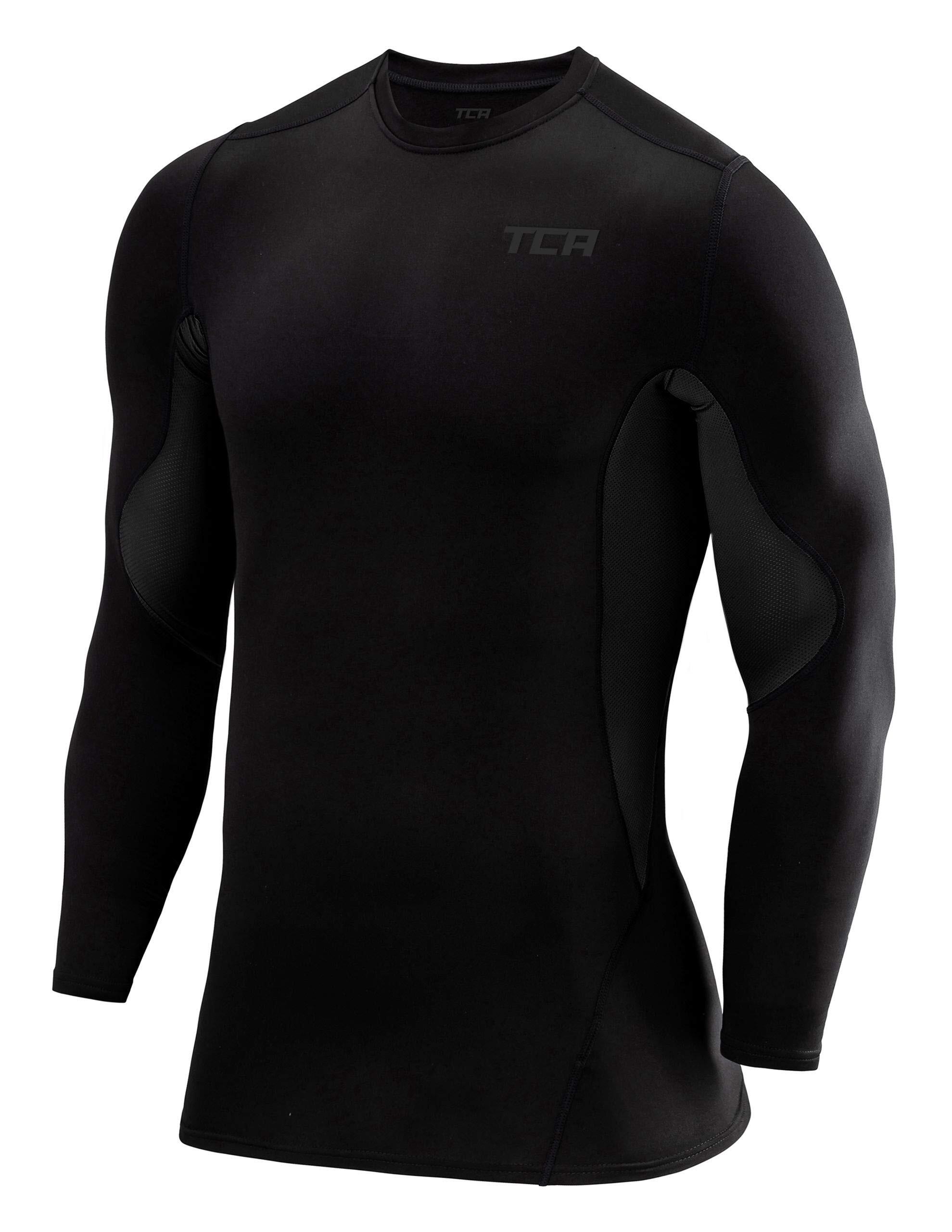 TCA SuperThermal Herren Kompressionsshirt Atmungsaktiv Langarm Funktionsshirts