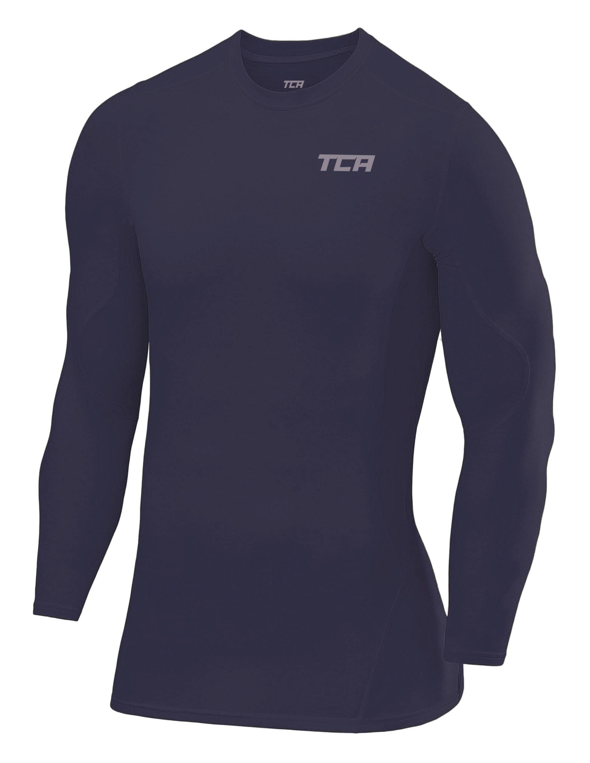 TCA SuperThermal Herren Kompressionsshirt Atmungsaktiv Langarm Funktionsshirts