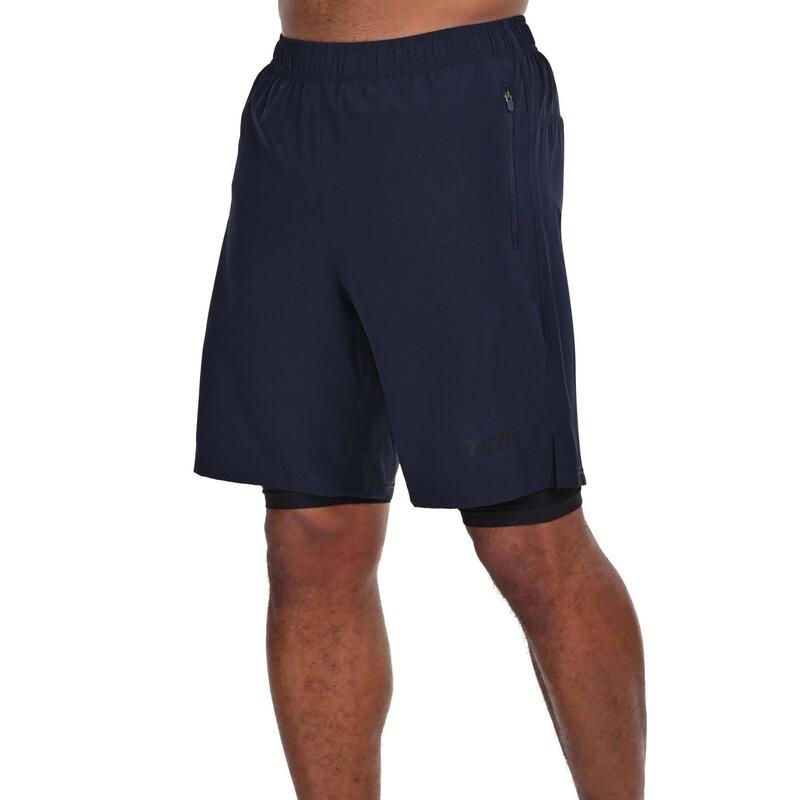 Short 2-en-1 Ultra avec Poche à Fermeture Éclair pour Hommes
