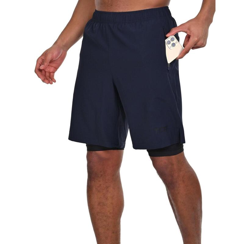 Short 2-en-1 Ultra avec Poche à Fermeture Éclair pour Hommes