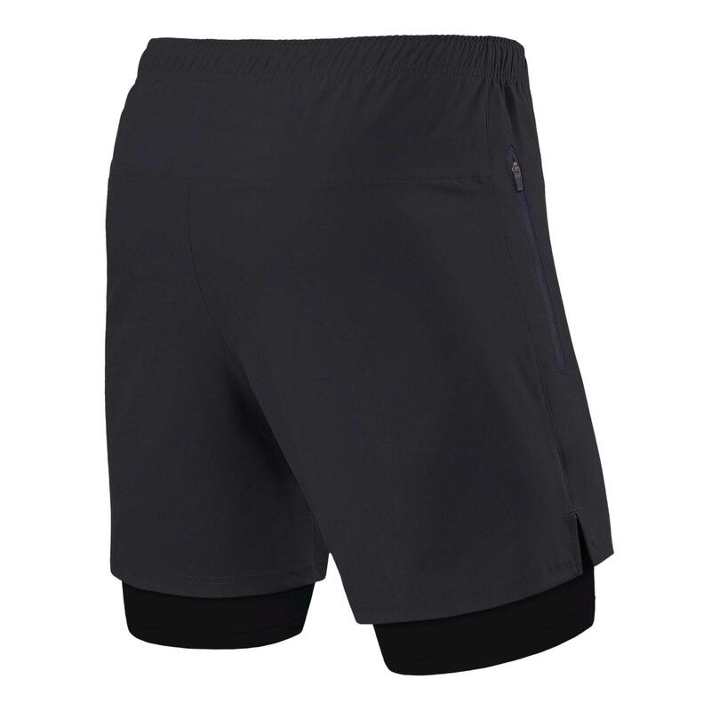 Short 2-en-1 Ultra avec Poche à Fermeture Éclair pour Hommes