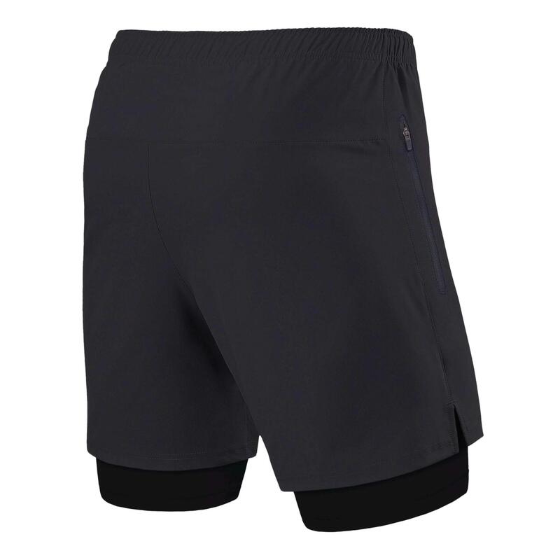 Heren Ultra 2-in-1 Hardloopshorts met Sleutelzak