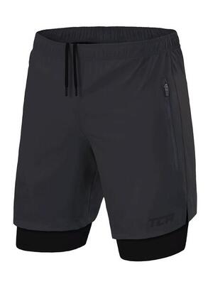 Herren Ultra 2 in 1 Laufshorts mit 2 Reißverschlusstaschen