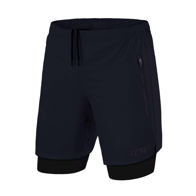 Heren Ultra 2-in-1 Hardloopshorts met Sleutelzak