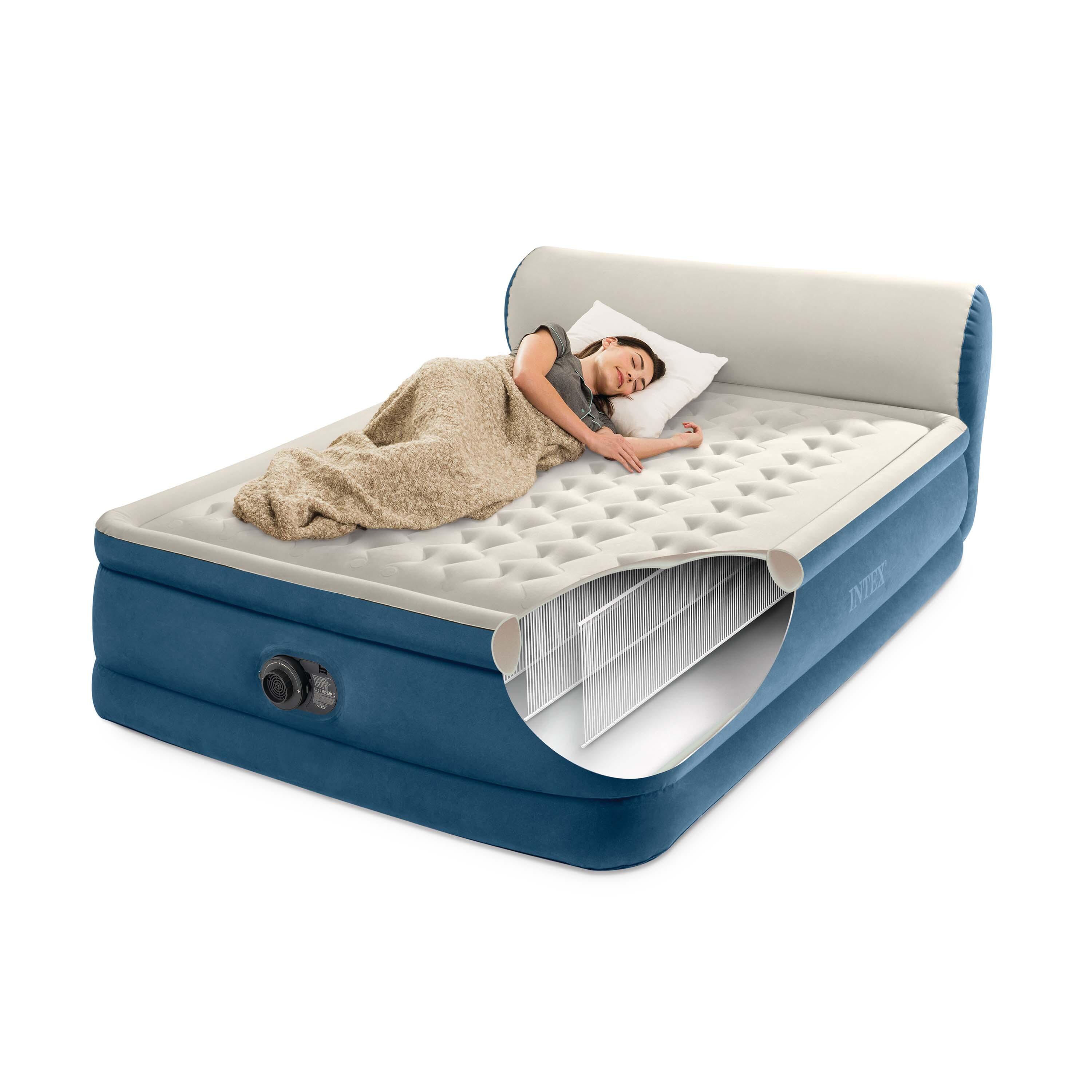 Intex 64460ND - Materasso Gonfiabile SilkyBed Autogonfiante, 229x152x79 cm 4/7