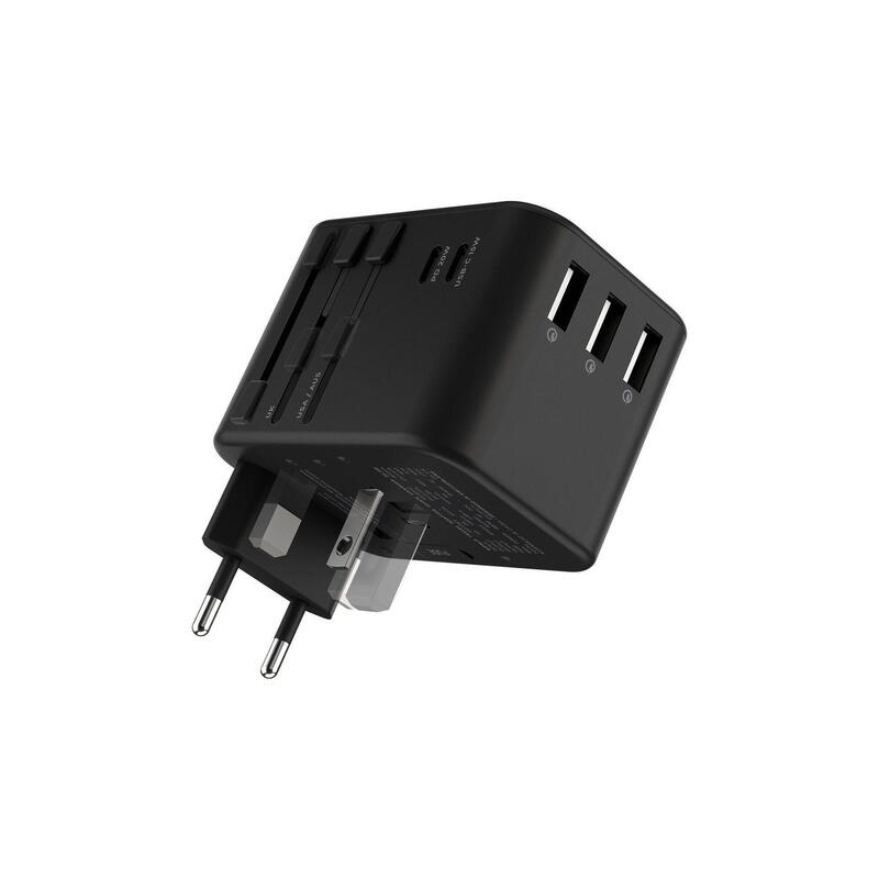 Adaptateur de voyage  World Plug l Chargeur rapide universel de voyage 35,5W - 3
