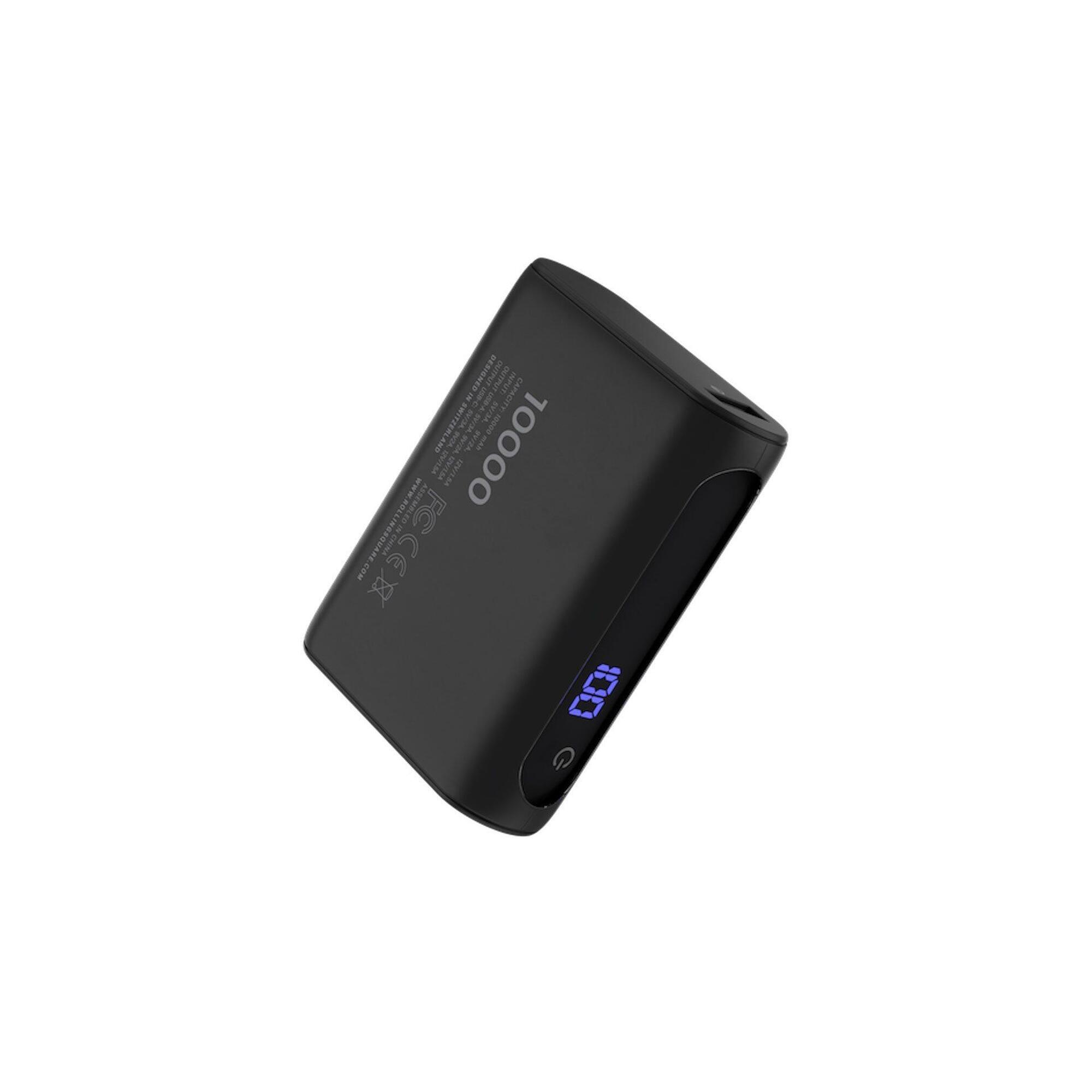 Rolling Square Powerbank 10000 mAh - USB-C en USB-A input - Quick Charge USB 3.0