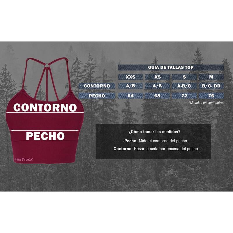 Top Deportivo Jeanstrack Navy femme
