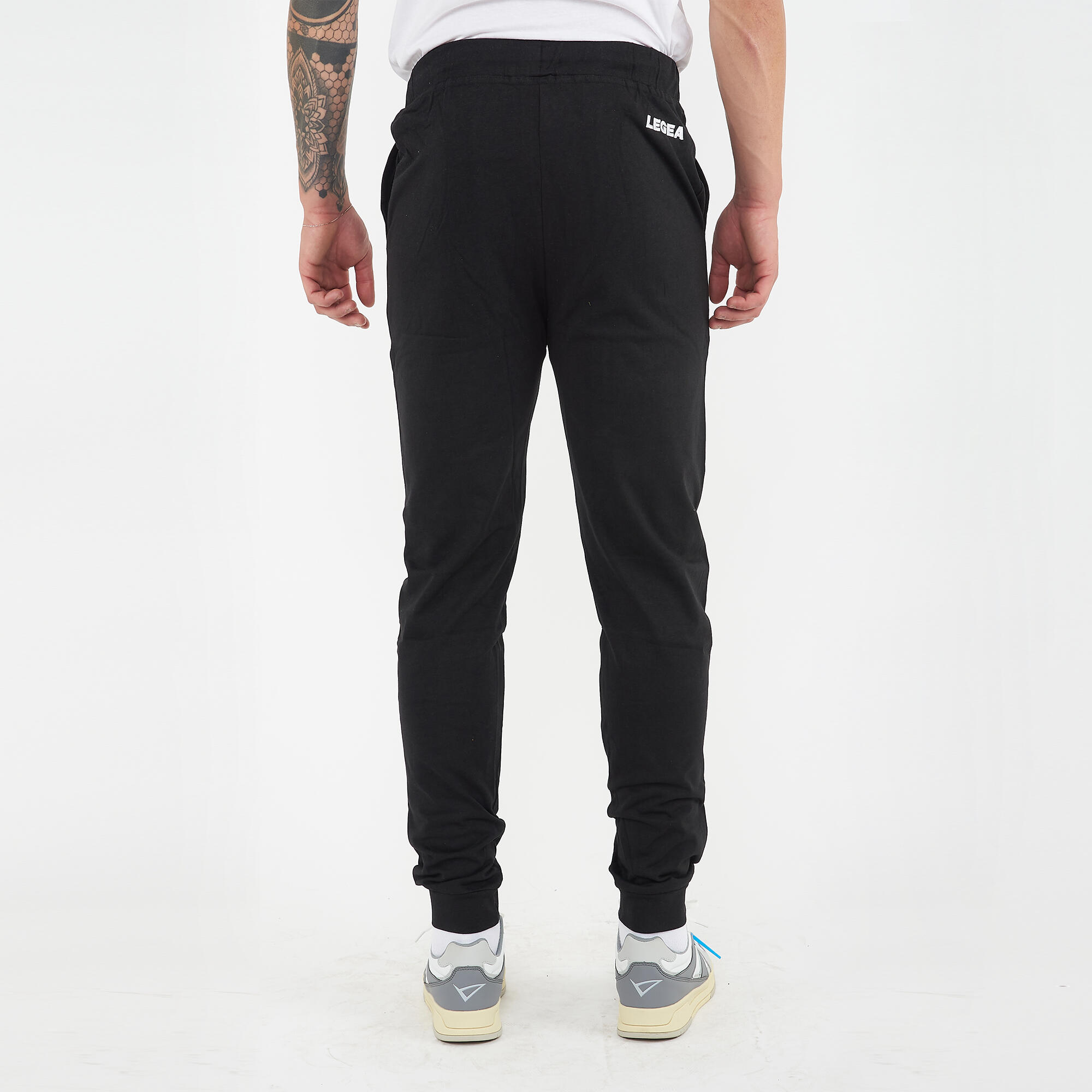 pantaloni fitness uomo fiondo nero 2/6