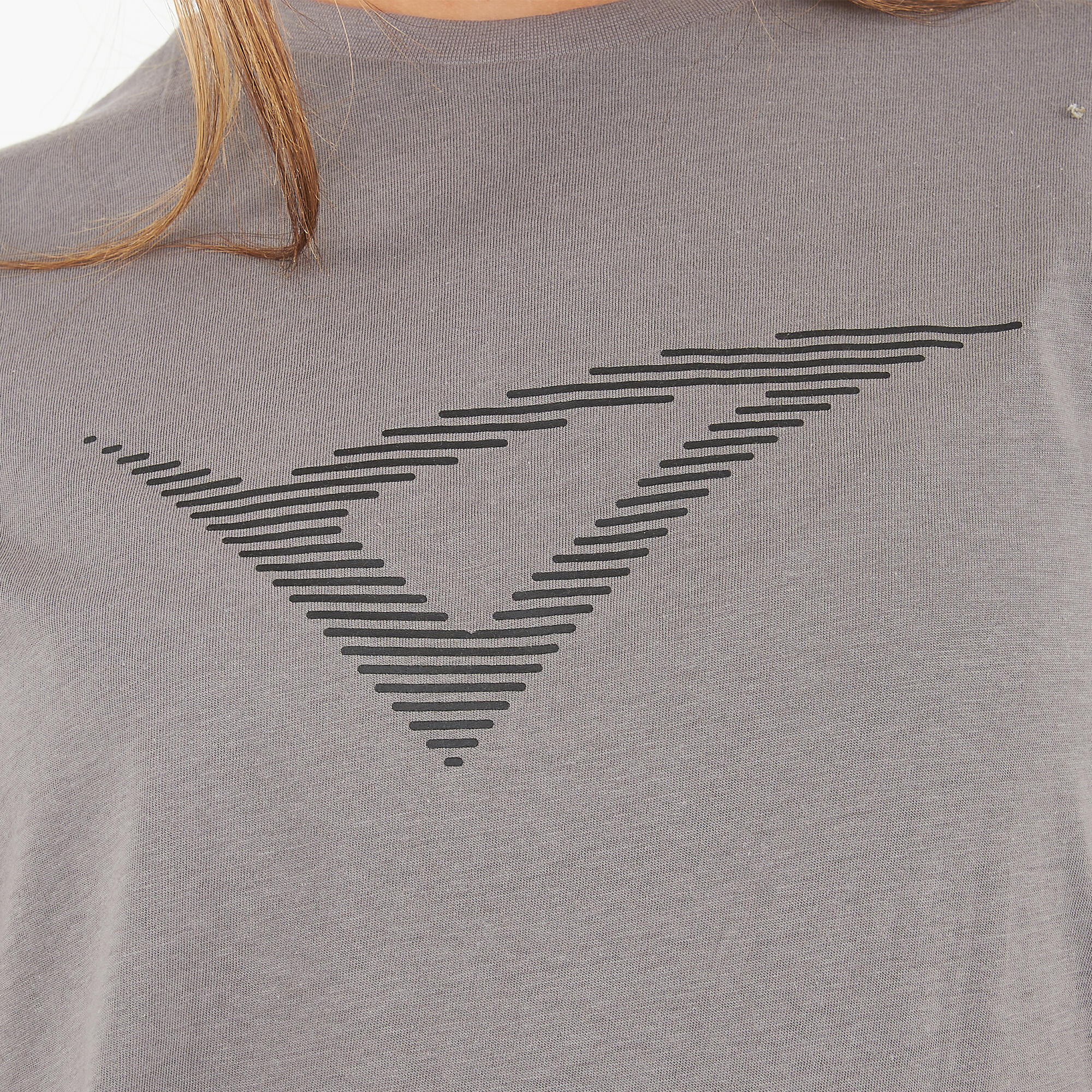 t-shirt leader cotone donna piombo 3/6