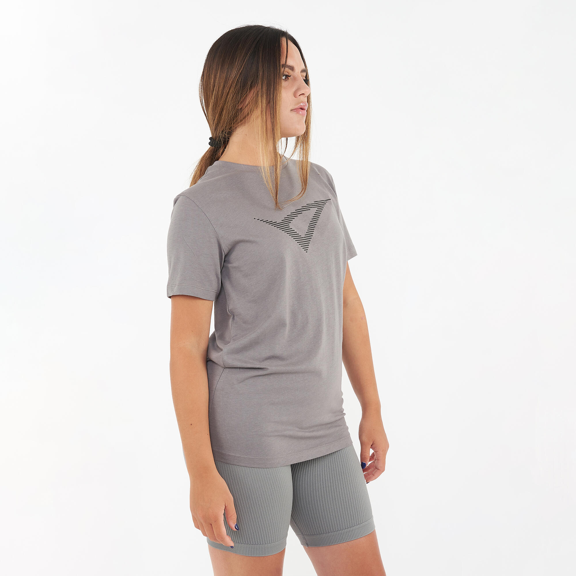 t-shirt leader cotone donna piombo 4/6