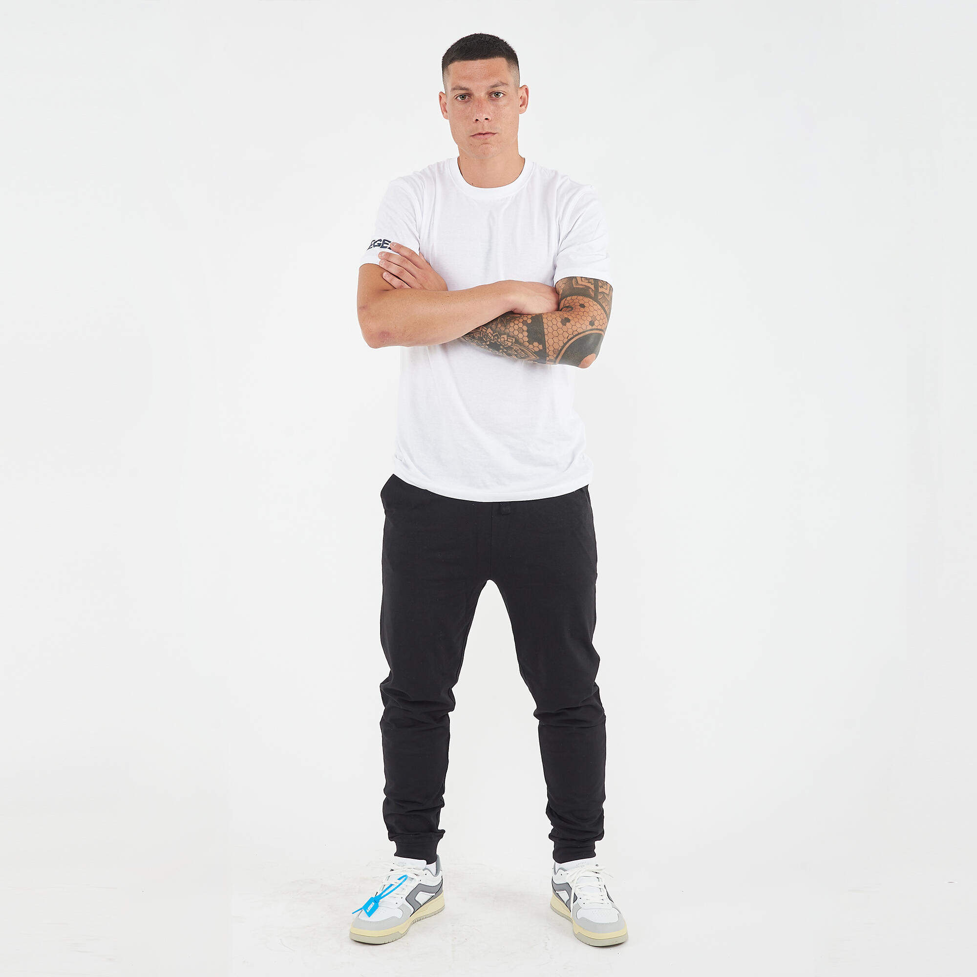 pantaloni fitness uomo fiondo nero 5/6