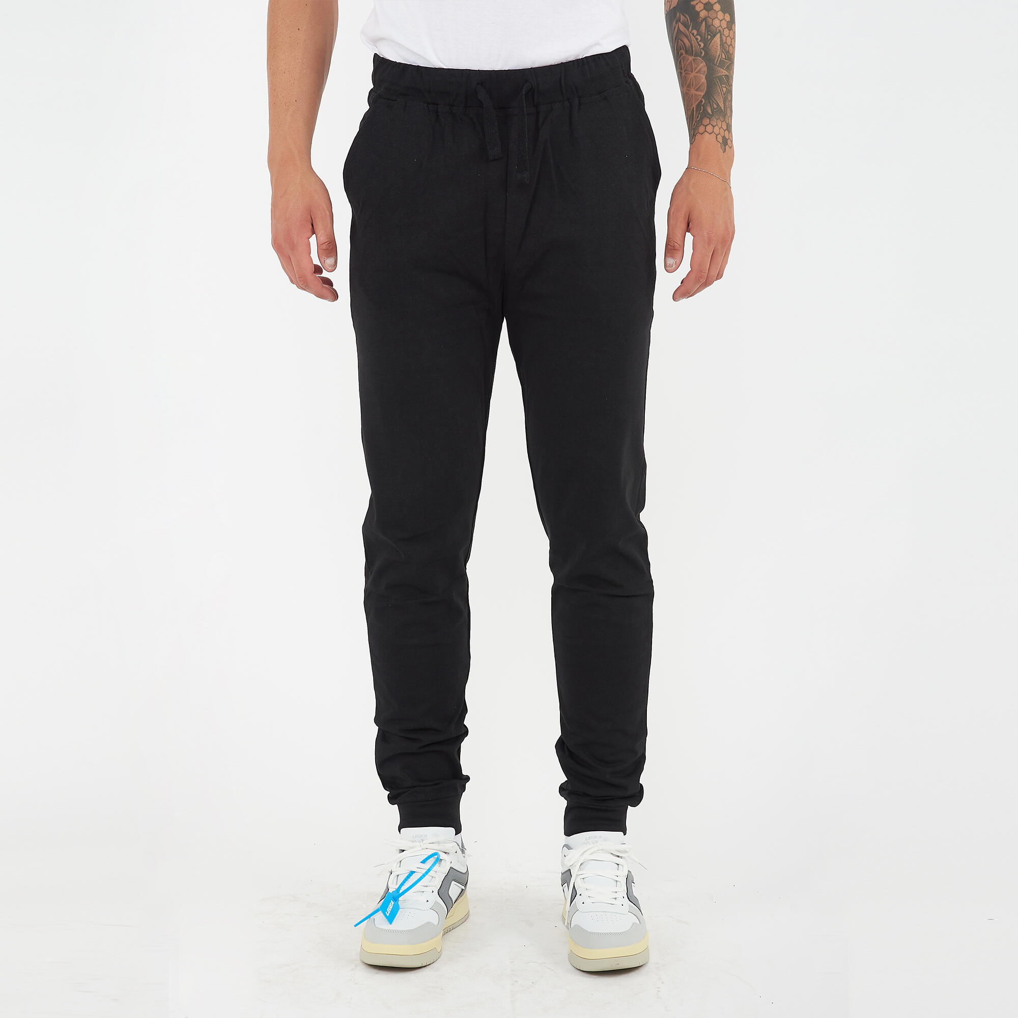 LEGEA pantaloni fitness uomo fiondo nero