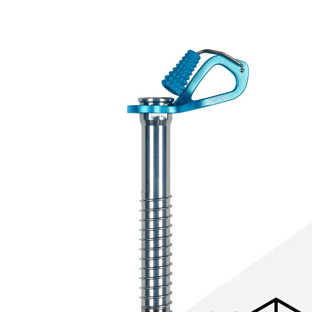Ice Screw Blue Ice AERO LITE 16 cm Lightweight Aluminium 72 g 3-Tooth Drill