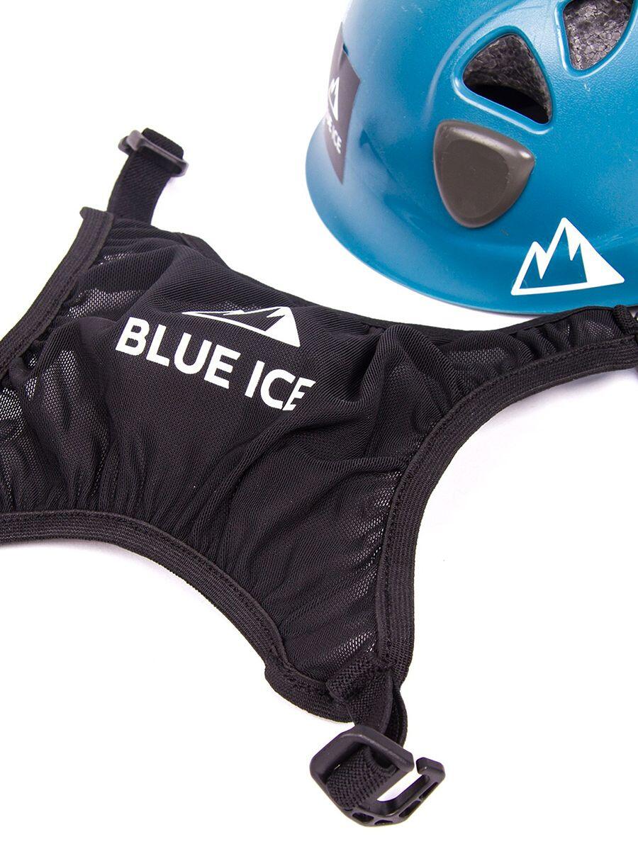 Blue Ice Helmhalterung: leichter, dehnbarer Vierpunkt-Halter Black 2/3