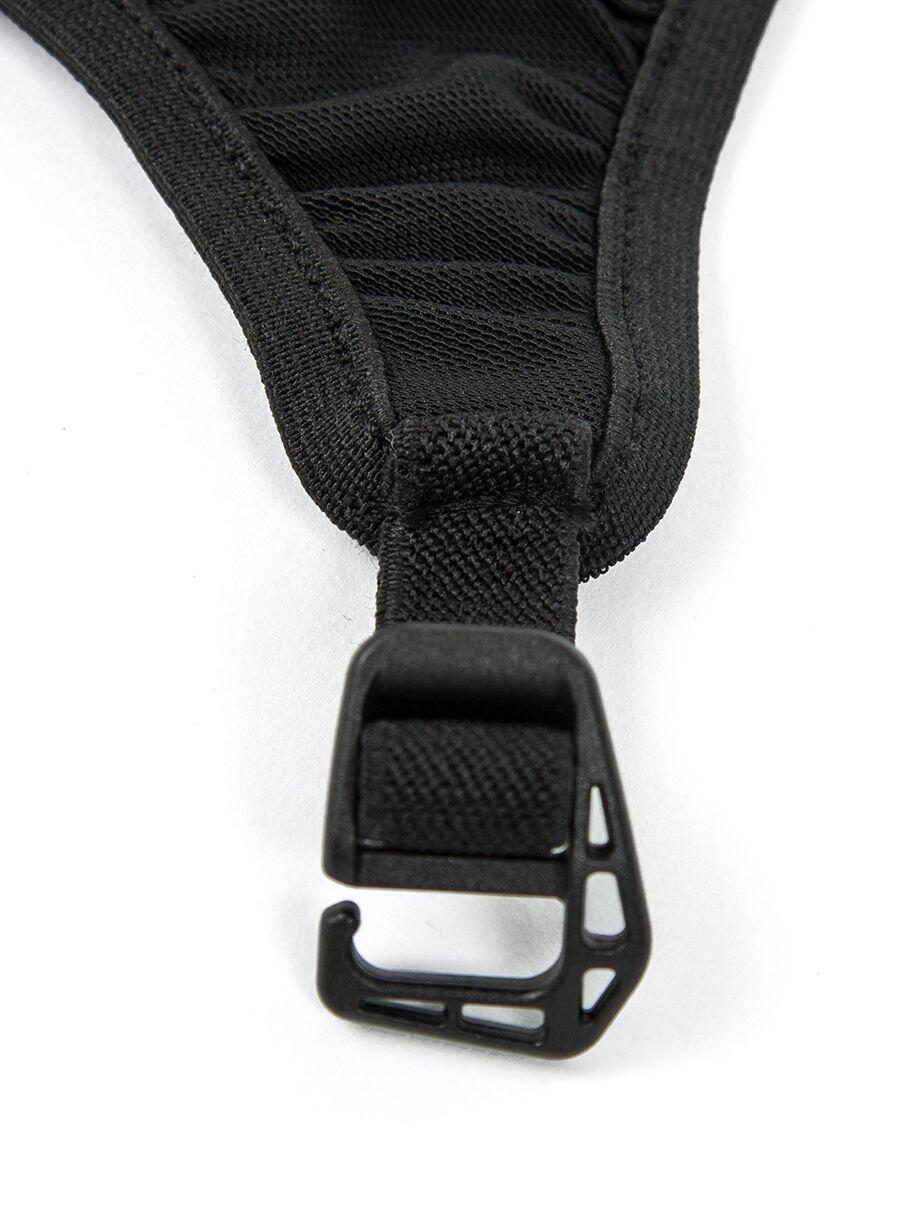 Blue Ice Helmhalterung: leichter, dehnbarer Vierpunkt-Halter Black 3/3