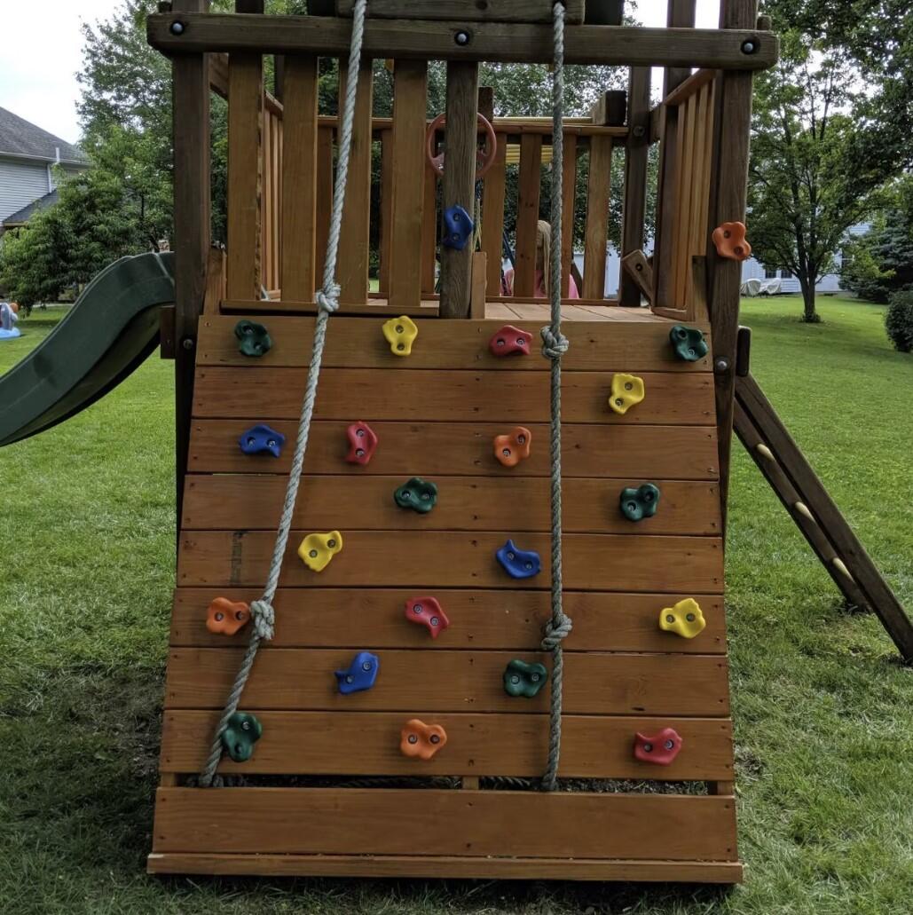 Pierre d'escalade TRIZAND - Ensemble de 20 prises pour enfants 4/7