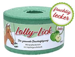 Lolly-Lick, pierre à lécher minérale avec pomme, 750 g