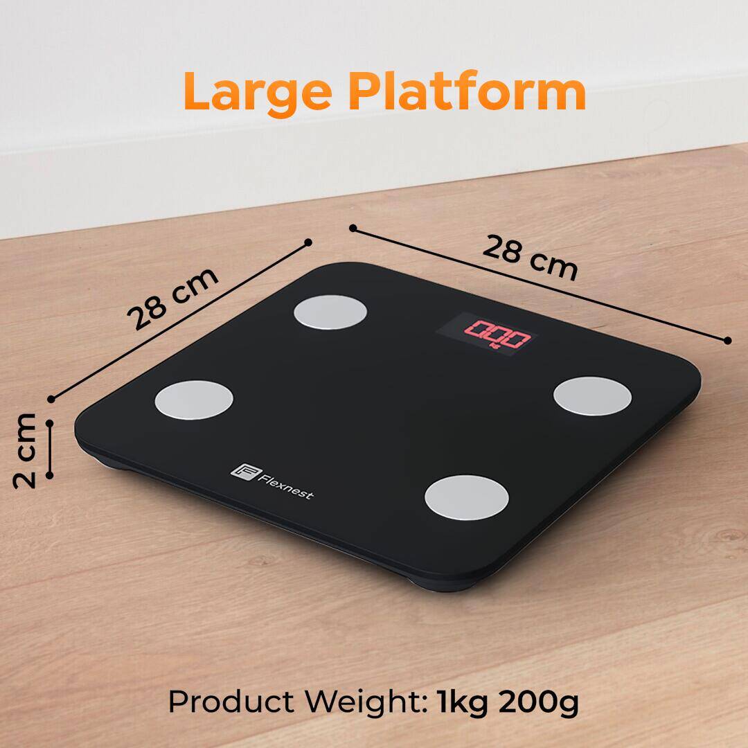 Flexnest Flexscale Bluetooth BMI Weighing Scale Weight Machine -  5