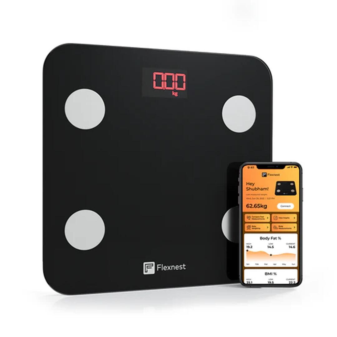 Flexnest Flexscale Bluetooth BMI Weighing Scale Weight Machine