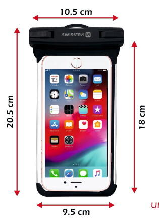 Bolsa Swissten Waterproof Case 6.5" preto 2/3