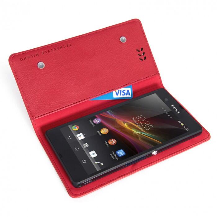 Bolsa Tucano Tape universal case L vermelho 4/4