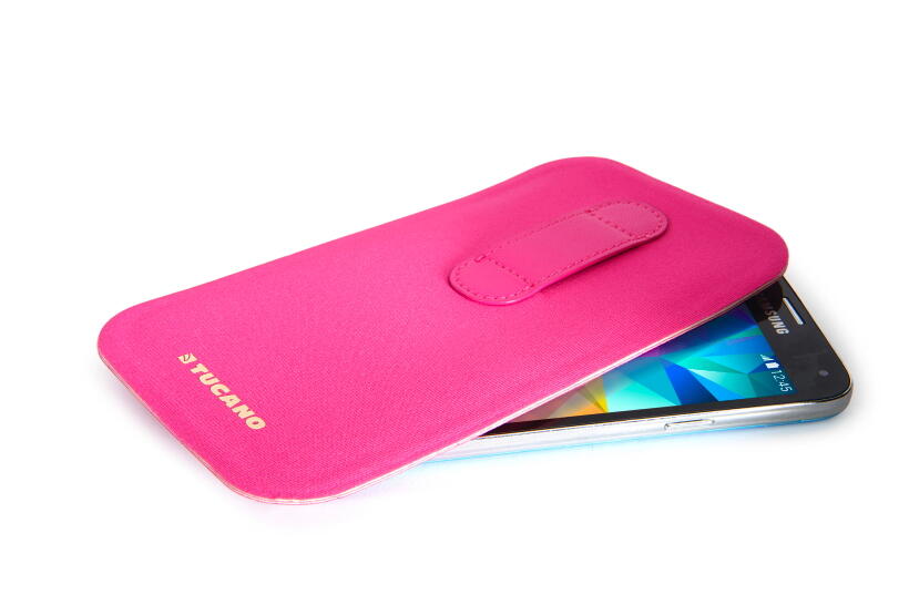 Bolsa Tucano Liscio Vision M rosa 5/7