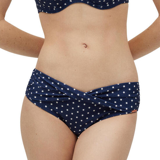 Braga bikini reductora cintura en V lunares