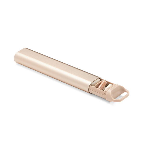 Caixa comprimidos Lexon Nomaday Pillbox dourado 4/7