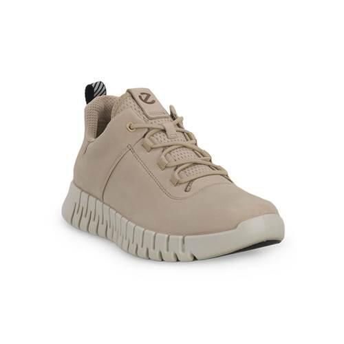 Ecco Gruuv Schuhe beige sand Nubuck Sneakers 525204 1/7