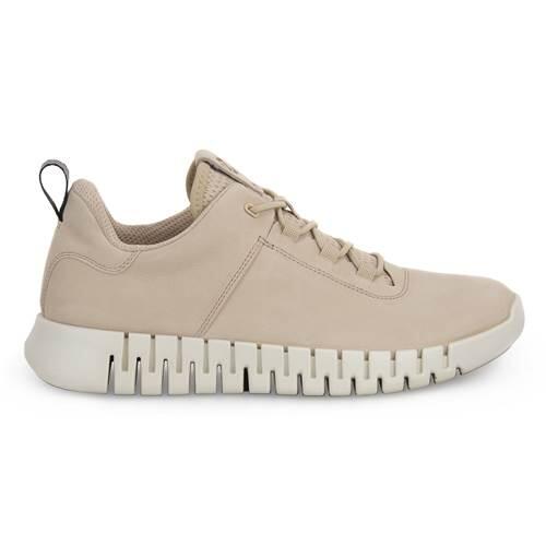 Ecco Gruuv Schuhe beige sand Nubuck Sneakers 525204 2/7