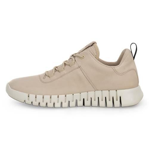 Ecco Gruuv Schuhe beige sand Nubuck Sneakers 525204 3/7