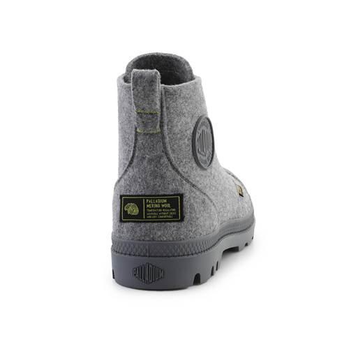 Schoenen universeel unisex Palladium Pampa Hi Merino Grey 5/5