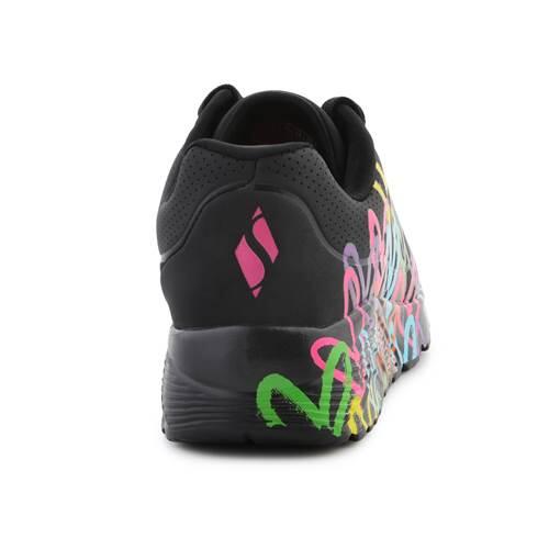 Chaussure de randonnée Deportivas Niños Skechers UNO LITE-LOVE Noir 5/5