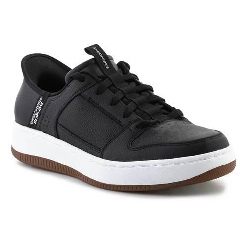 Skechers - Chaussures Universel Hommes Skechers Slipins Sport Court 92 Distown - Chaussures De Sport - Noir - 45 - Decathlon