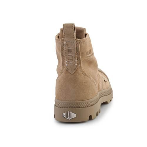 Chaussure universel unisex Palladium Pampa Hi Skin Tan 5/5