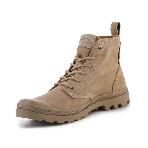 Chaussure universel unisex Palladium Pampa Hi Skin Tan 3/5