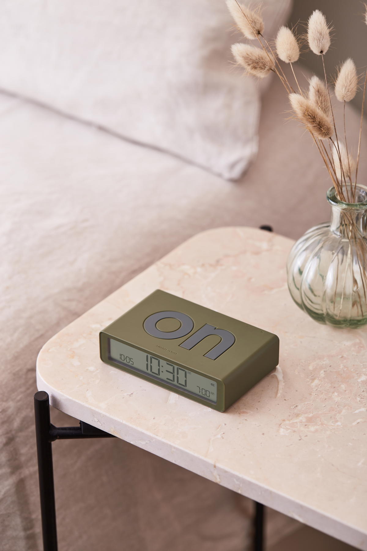 Despertador Lexon FLIP Classic khaki 7/7