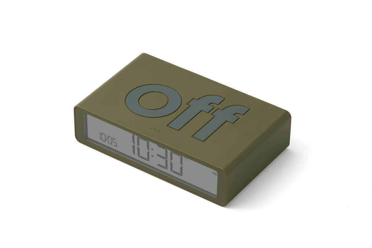Despertador Lexon FLIP Classic khaki 4/7