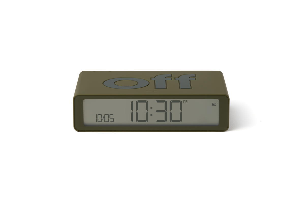 Despertador Lexon FLIP Classic khaki 2/7